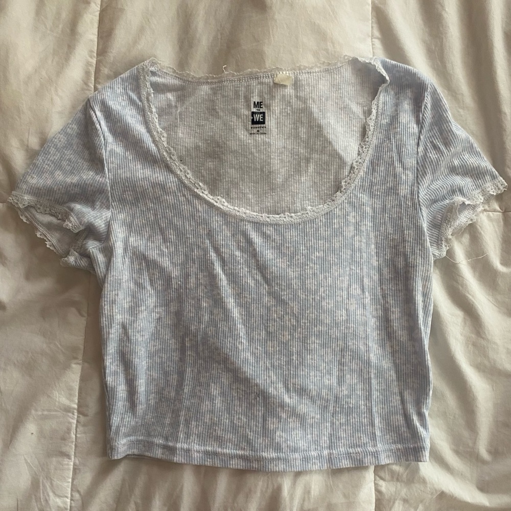 floral crop top